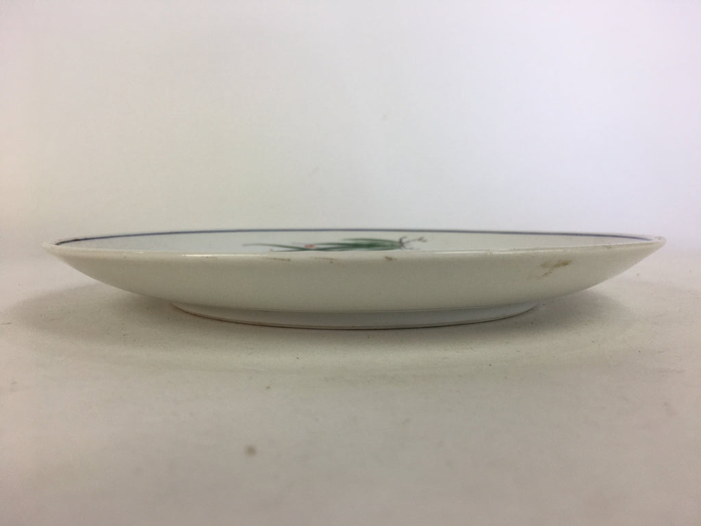 Japanese Porcelain Arita Ware Small Plate Kozara Vtg Round Flower Pattern PP659