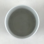 Japanese Porcelain Arita Ware Teacup Yunomi Vtg Blue Sometsuke Iris Sencha TC318