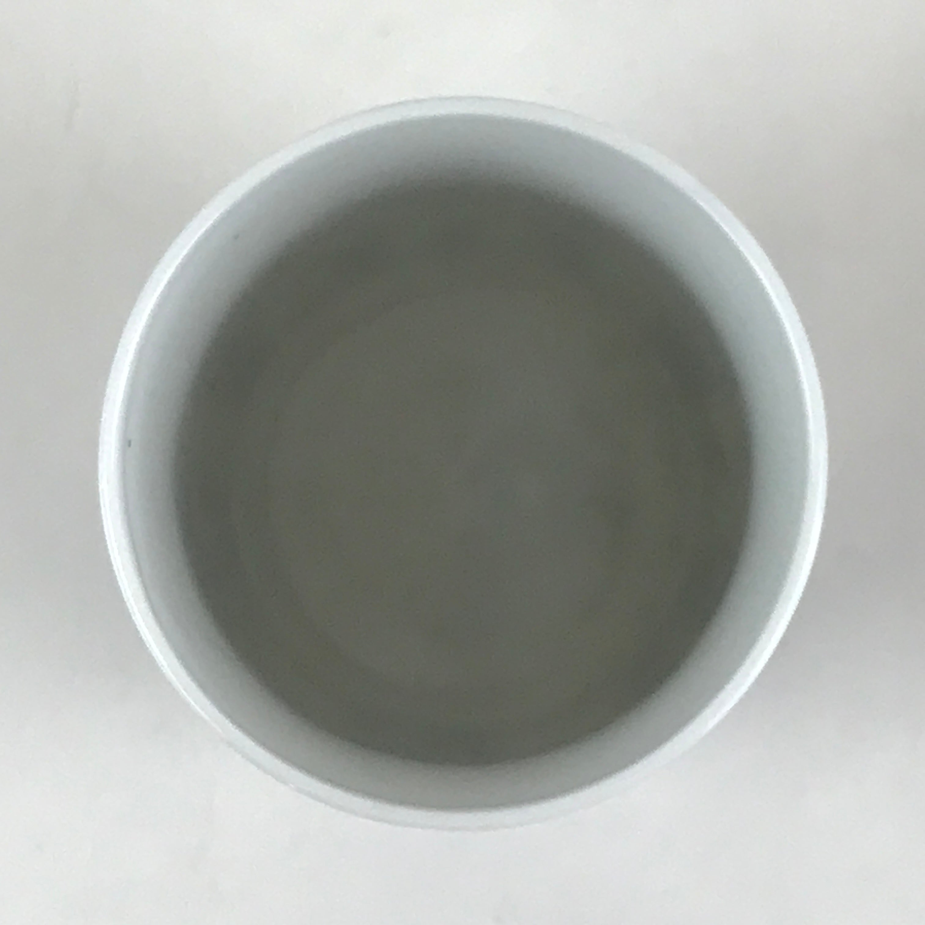 Japanese Porcelain Arita Ware Teacup Yunomi Vtg Blue Sometsuke Iris Sencha TC318