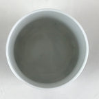 Japanese Porcelain Arita Ware Teacup Yunomi Vtg Blue Sometsuke Iris Sencha TC320