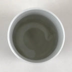 Japanese Porcelain Arita Ware Teacup Yunomi Vtg Blue Sometsuke Iris Sencha TC322