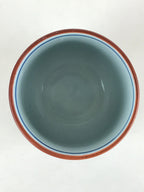 Japanese Porcelain Arita Ware Teacup Yunomi Vtg Blue Sometsuke Six Gourds TC323