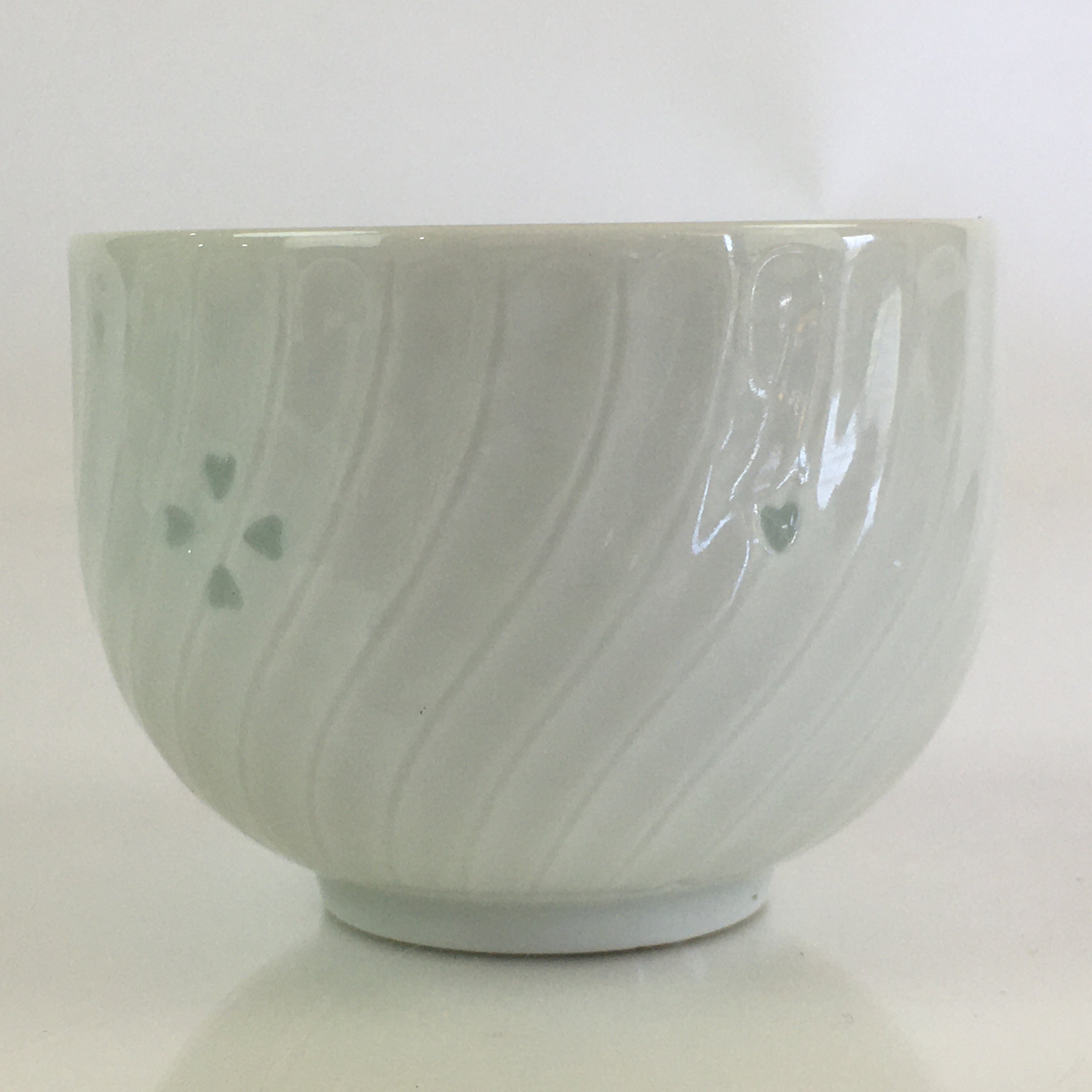 Japanese Porcelain Arita ware Teacup Vtg Yunomi Sencha White TC296