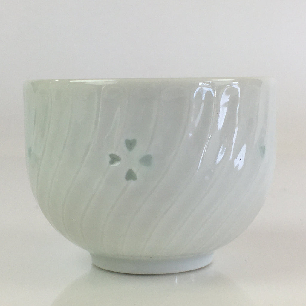 Japanese Porcelain Arita ware Teacup Vtg Yunomi Sencha White TC297