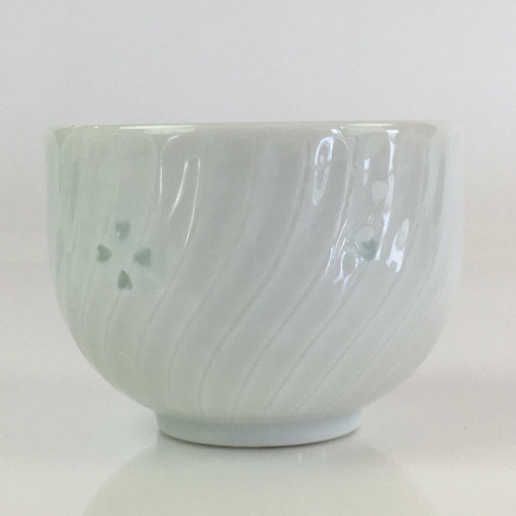Japanese Porcelain Arita ware Teacup Vtg Yunomi Sencha White TC297