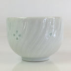 Japanese Porcelain Arita ware Teacup Vtg Yunomi Sencha White TC297