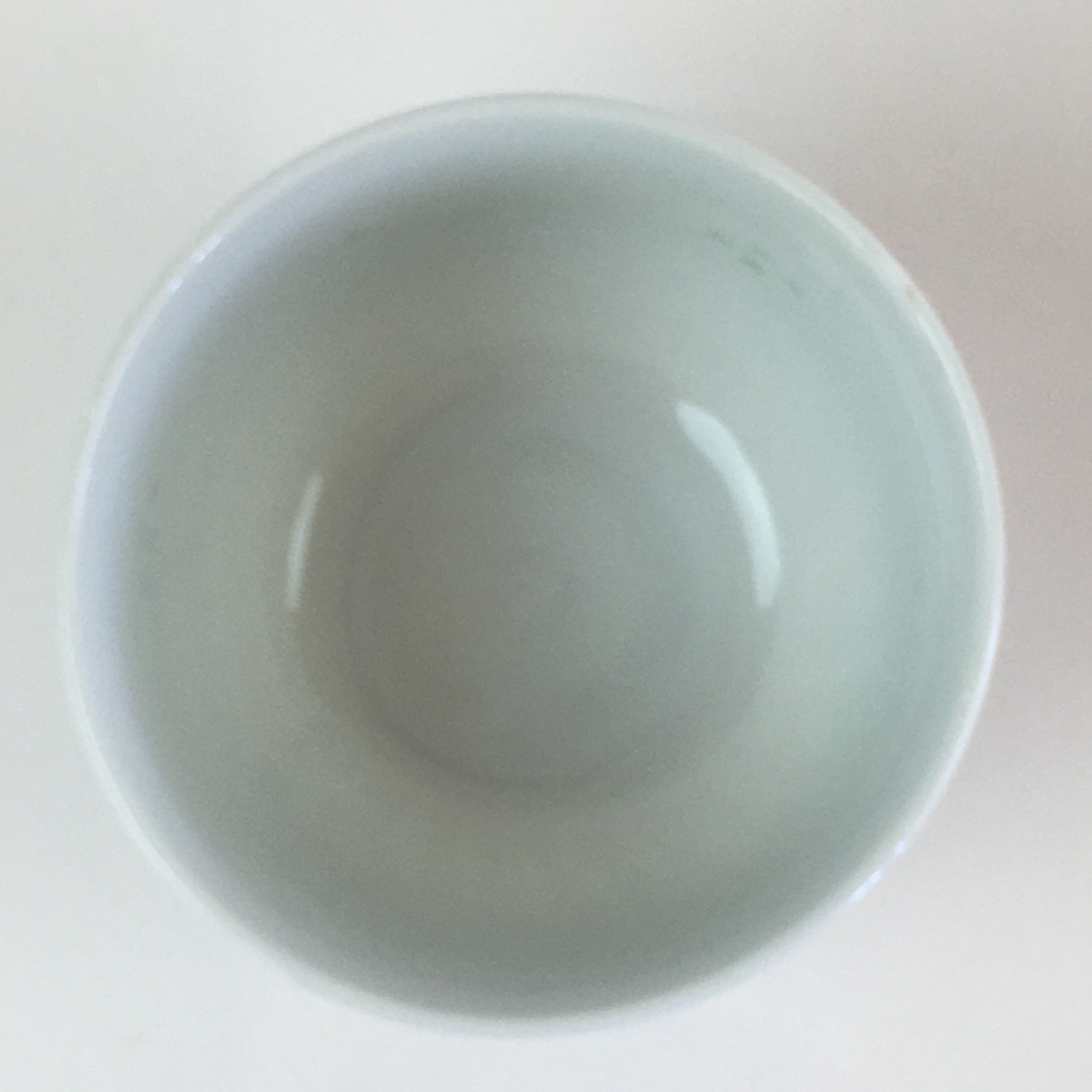 Japanese Porcelain Arita ware Teacup Vtg Yunomi Sencha White TC297