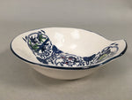 Japanese Porcelain Bowl Kobachi Vtg Blue White Sometsuke PP455