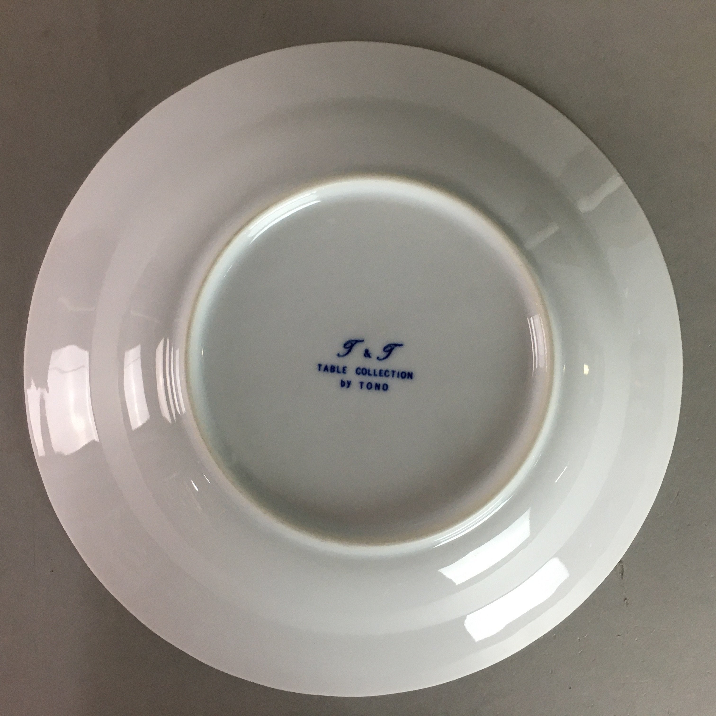 Japanese Porcelain Bowl Sometsuke Vtg Blue White Tableware Floral QT71