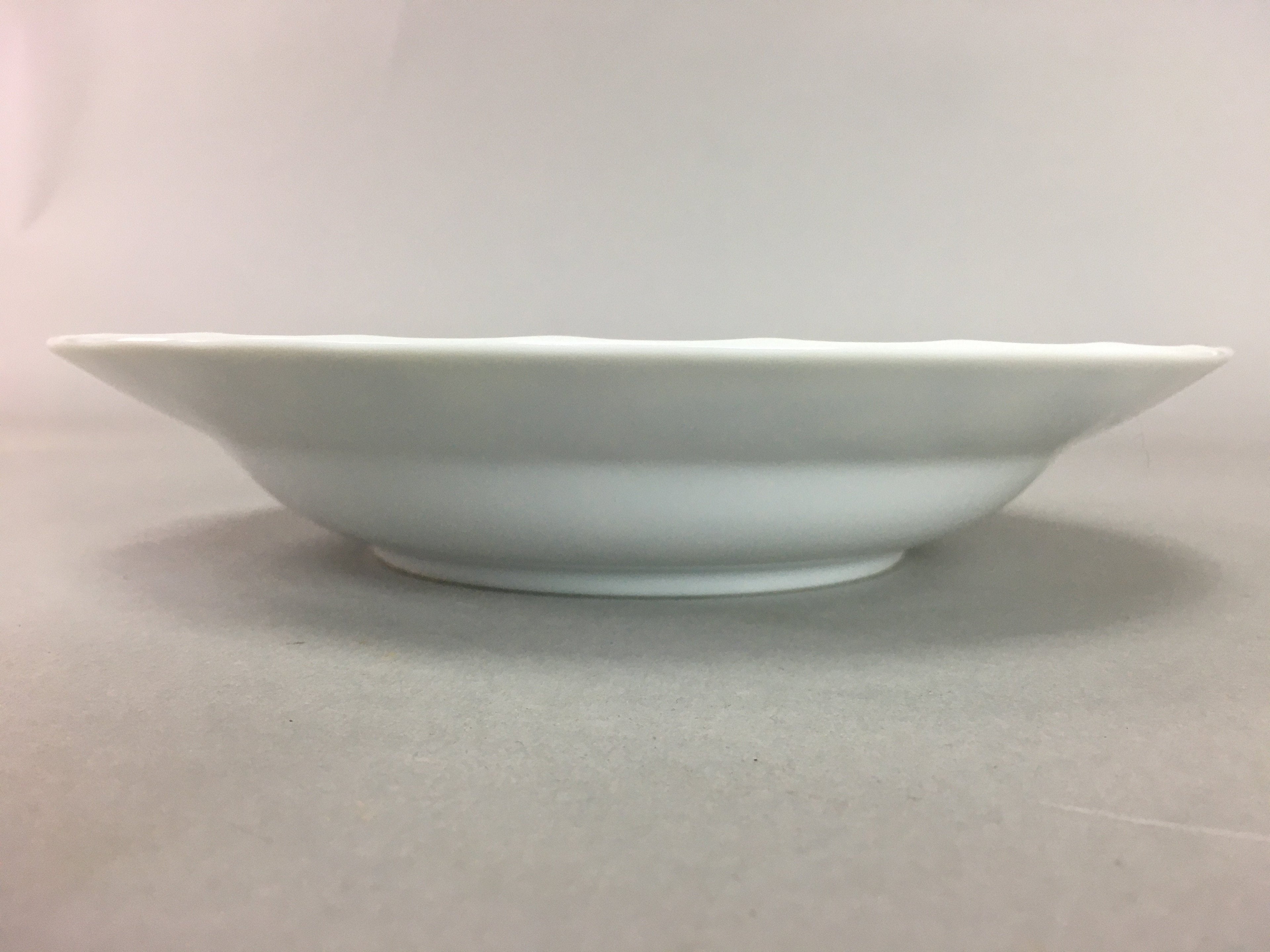 Japanese Porcelain Bowl Sometsuke Vtg Blue White Tableware Floral QT71