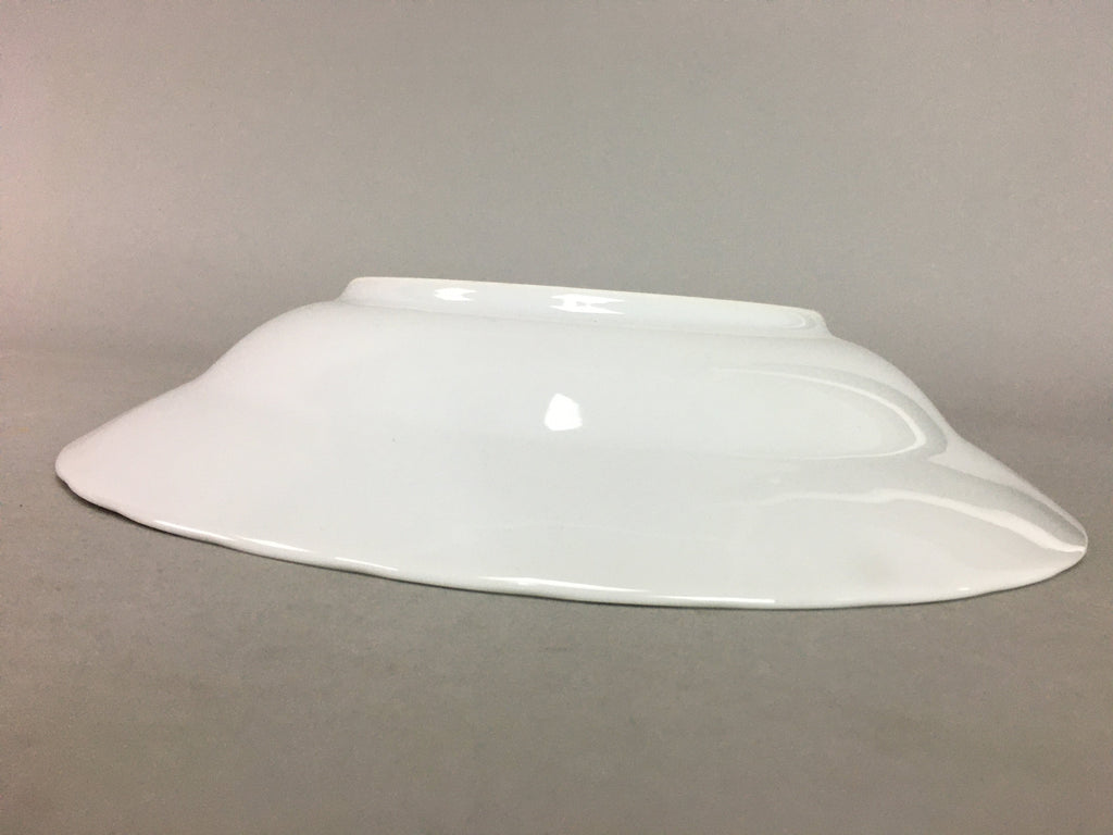 Japanese Porcelain Bowl Sometsuke Vtg Blue White Tableware Floral QT71