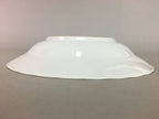 Japanese Porcelain Bowl Sometsuke Vtg Blue White Tableware Floral QT71