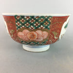 Japanese Porcelain Bowl Vtg Kinrande Bamboo Pine Tree Plum Blossom PT651