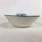 Japanese Porcelain Bowl Vtg Kobachi Blue Sometsuke Flower Bamboo Design QT145