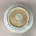 Japanese Porcelain Bowl Vtg Kobachi C1930 Floral Butterfly Design PT409