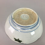 Japanese Porcelain Bowl Vtg Kobachi C1930 Floral Butterfly Design PT409