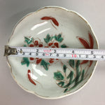Japanese Porcelain Bowl Vtg Kobachi C1930 Floral Butterfly Design PT409