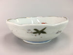 Japanese Porcelain Bowl Vtg Kobachi C1930 Floral Butterfly Design PT410