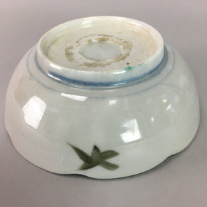 Japanese Porcelain Bowl Vtg Kobachi C1930 Floral Butterfly Design PT411