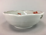 Japanese Porcelain Bowl Vtg Kobachi C1930 Floral Butterfly Design PT411