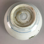 Japanese Porcelain Bowl Vtg Kobachi C1930 Floral Butterfly Design PT412