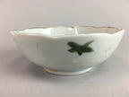 Japanese Porcelain Bowl Vtg Kobachi C1930 Floral Butterfly Design PT412