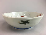Japanese Porcelain Bowl Vtg Kobachi C1930 Floral Butterfly Design PT413