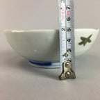 Japanese Porcelain Bowl Vtg Kobachi C1930 Floral Butterfly Design PT417