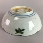 Japanese Porcelain Bowl Vtg Kobachi C1930 Floral Butterfly Design PT419
