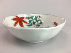 Japanese Porcelain Bowl Vtg Kobachi C1930 Floral Butterfly Design PT419