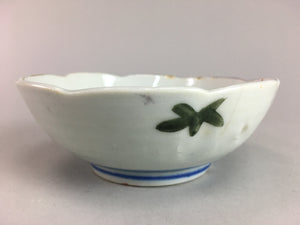 Japanese Porcelain Bowl Vtg Kobachi C1930 Floral Butterfly Design PT422