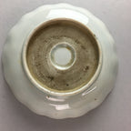 Japanese Porcelain Bowl Vtg Kobachi Ocean Bird Wavy Rim Sometsuke PT703