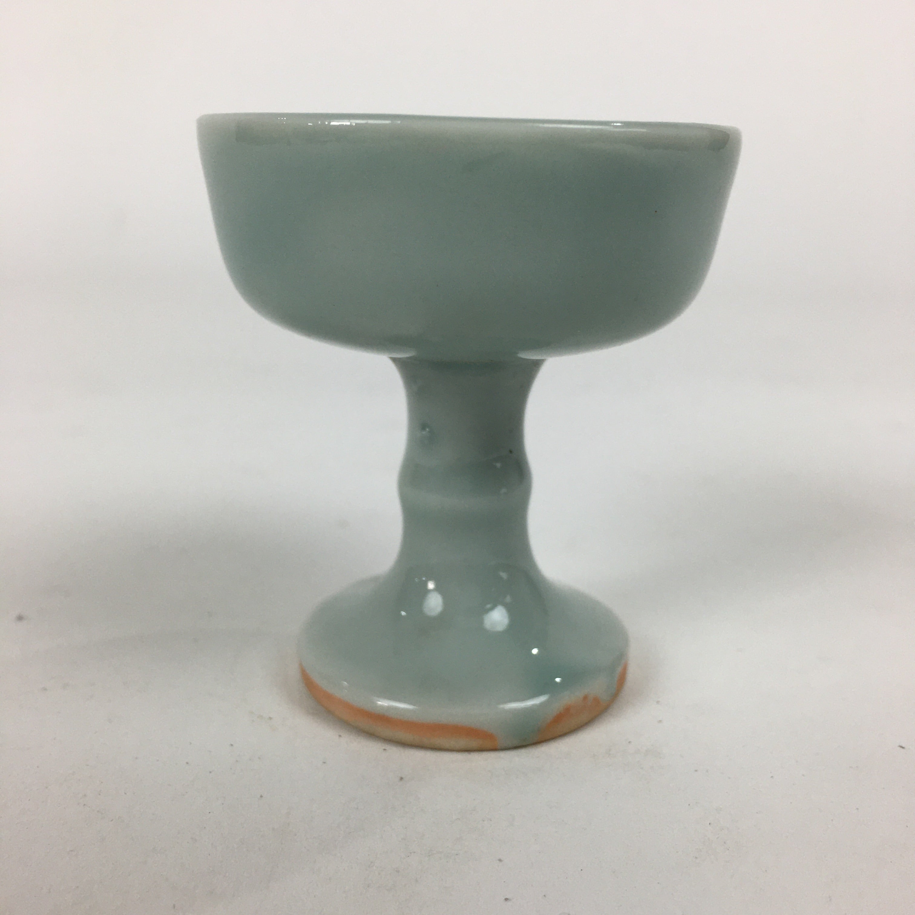 Japanese Porcelain Buddhist Altar Fitting Rice Offering Cup Vtg Butsudan BU621