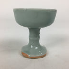 Japanese Porcelain Buddhist Altar Fitting Rice Offering Cup Vtg Butsudan BU621