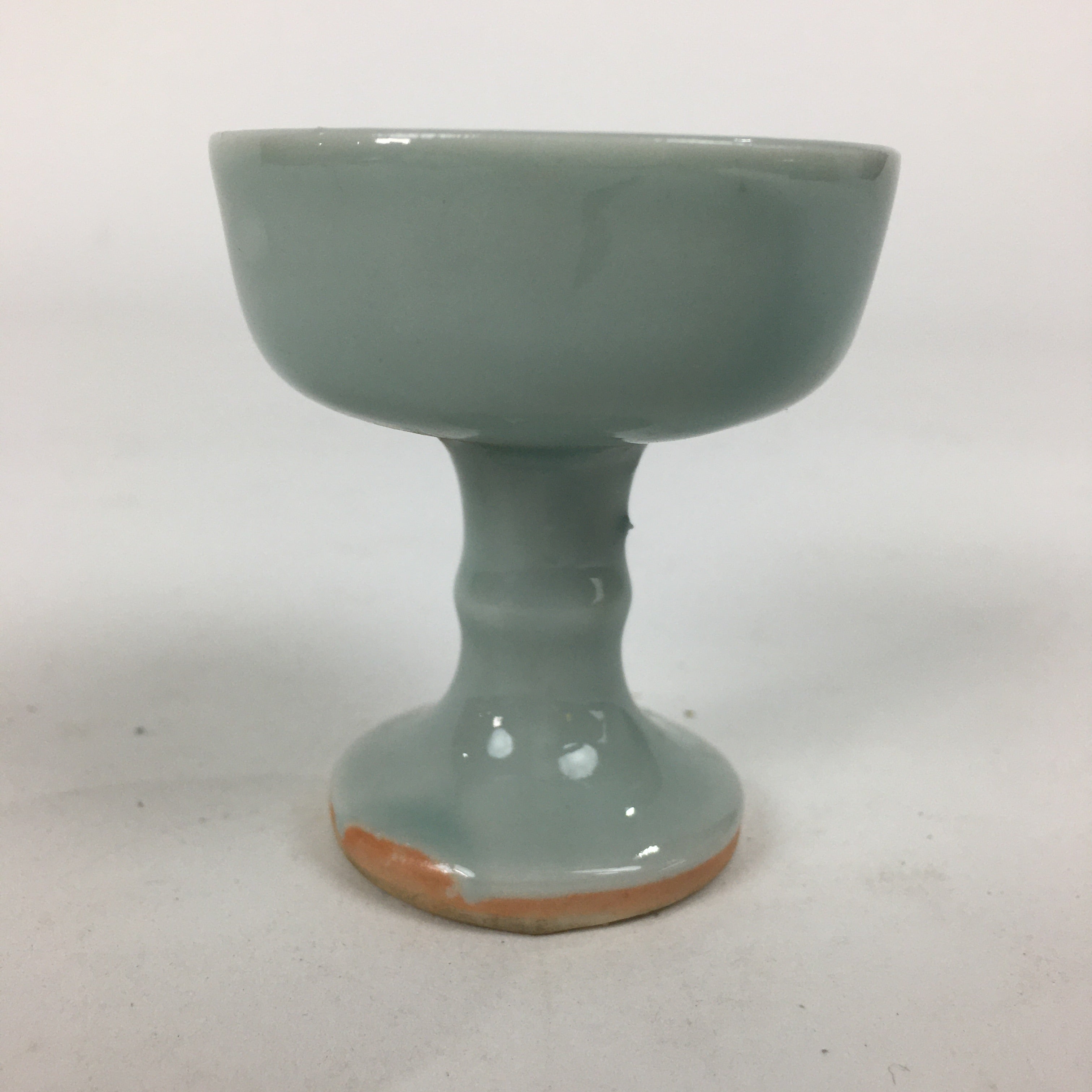 Japanese Porcelain Buddhist Altar Fitting Rice Offering Cup Vtg Butsudan BU621