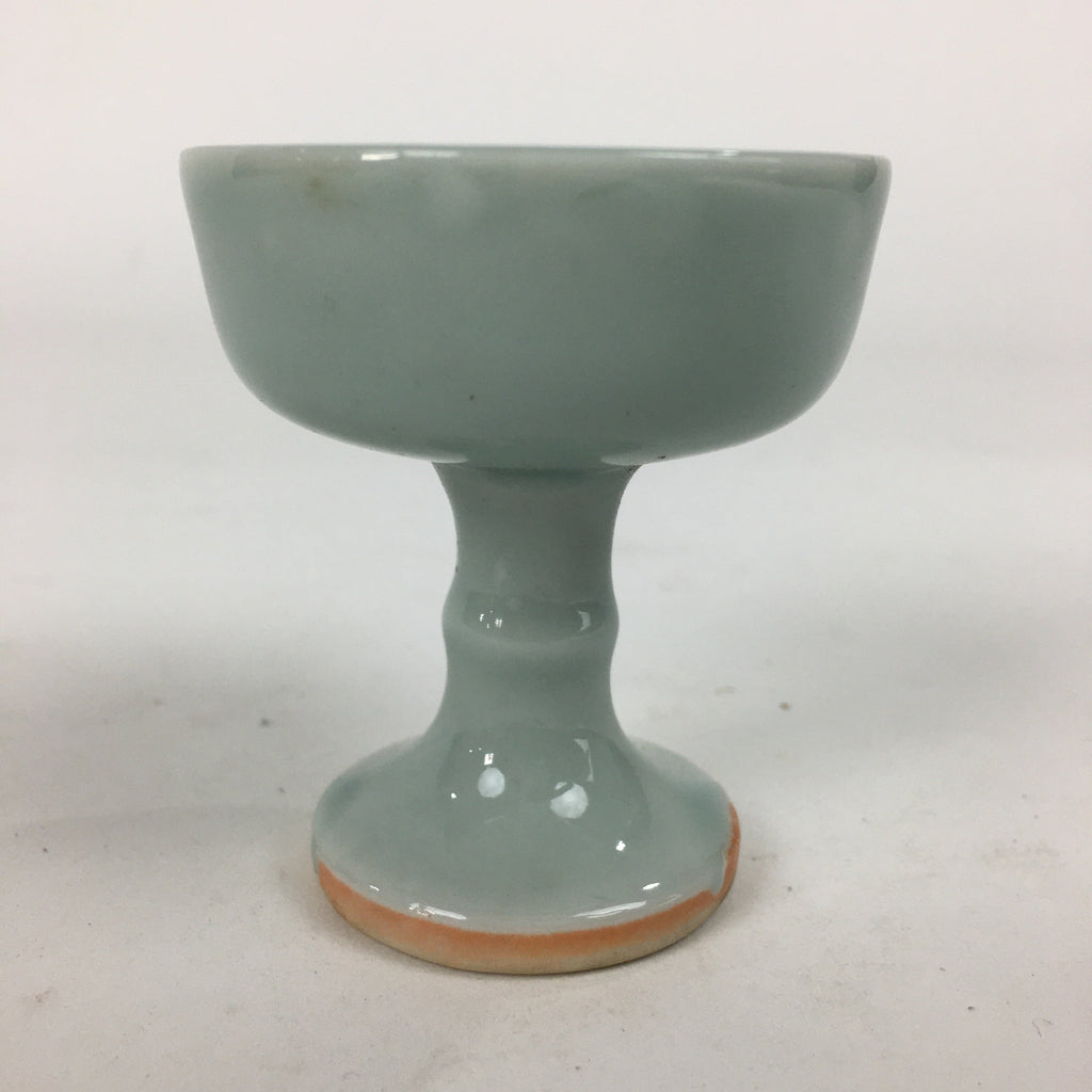 Japanese Porcelain Buddhist Altar Fitting Rice Offering Cup Vtg Butsudan BU621