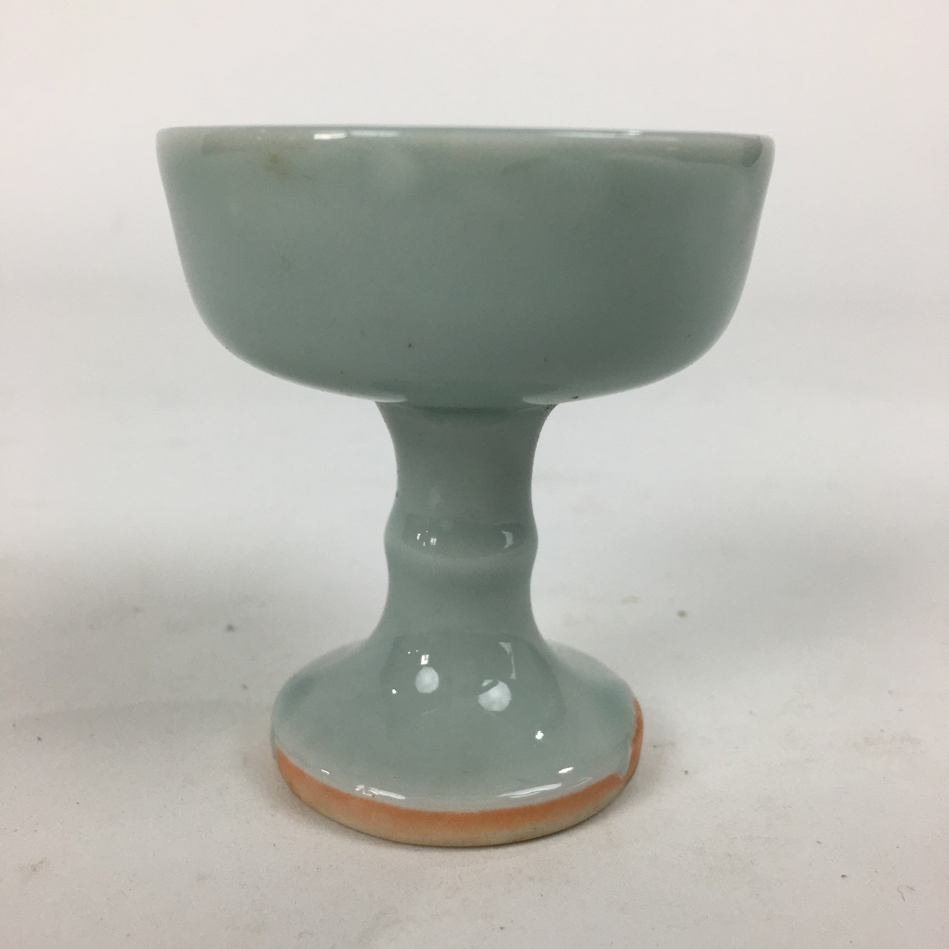 Japanese Porcelain Buddhist Altar Fitting Rice Offering Cup Vtg Butsudan BU621