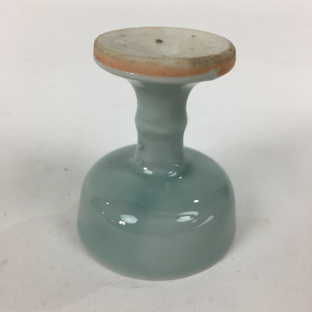 Japanese Porcelain Buddhist Altar Fitting Rice Offering Cup Vtg Butsudan BU621