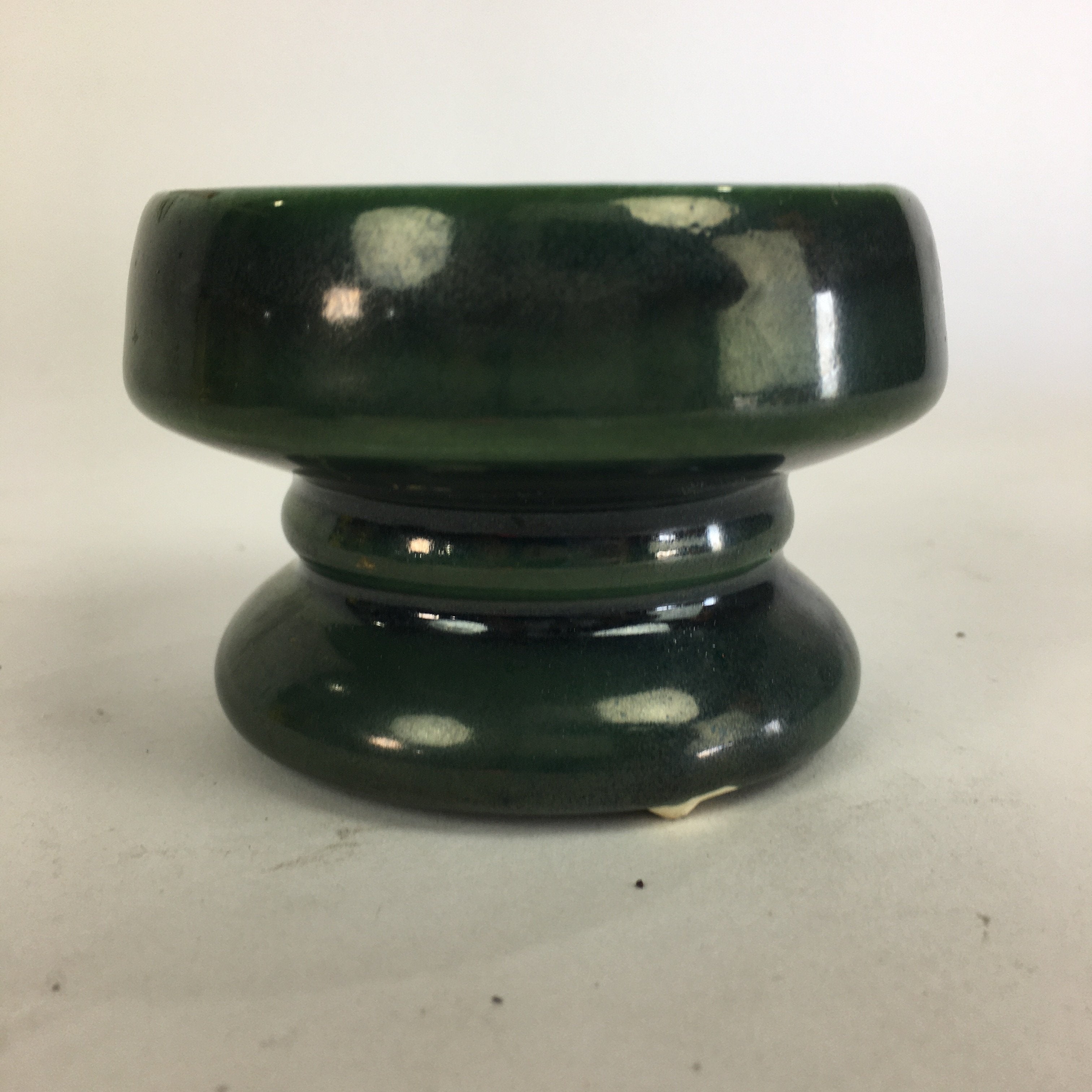 Japanese Porcelain Buddhist Altar Fitting Vtg Offering Stand High Cup Takatsuki