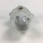Japanese Porcelain Buddhist Altar Statue Vtg Female Kannon Bosatsu White BD736