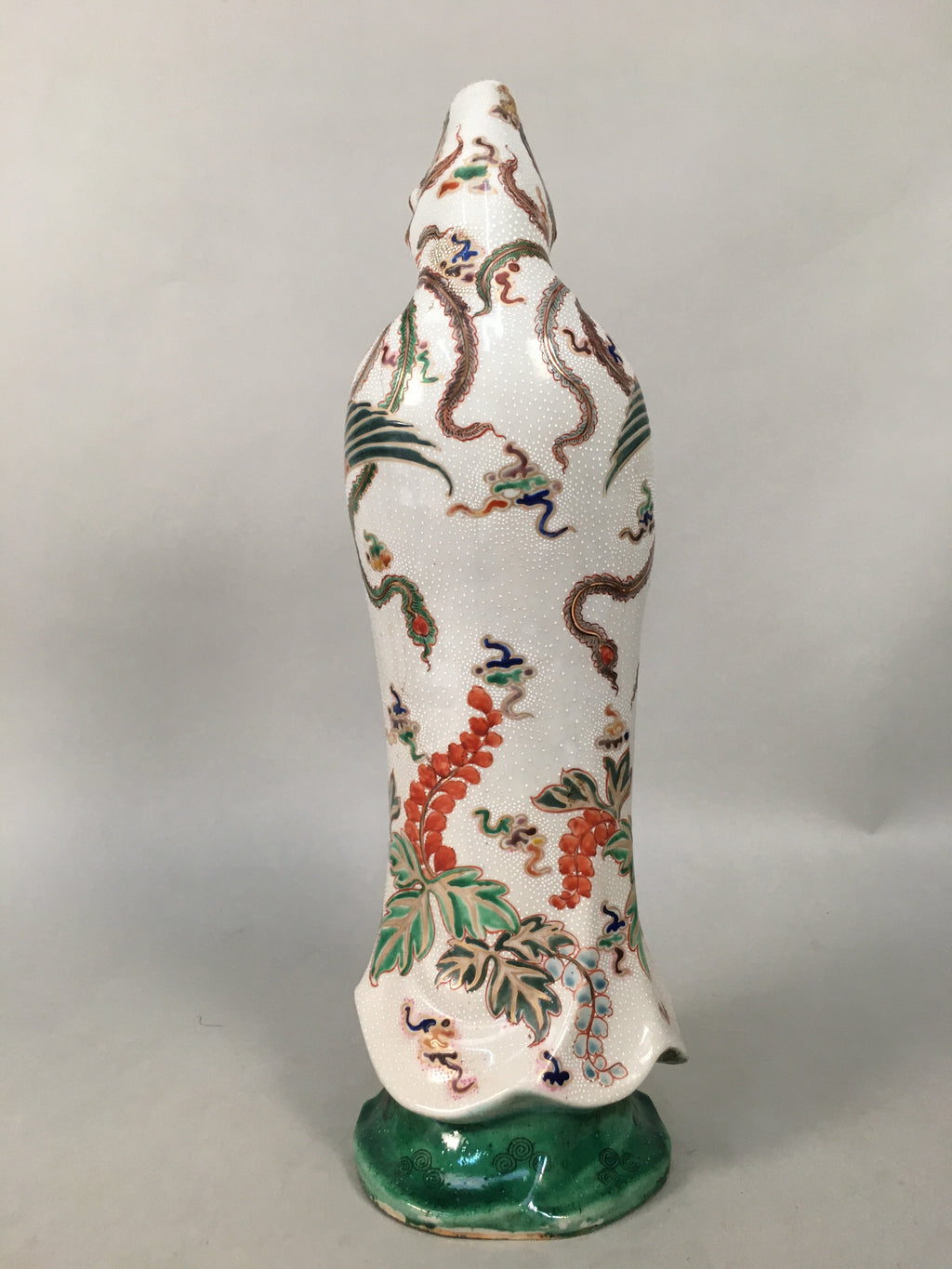 Japanese Porcelain Buddhist Statue Vtg Female Kannon Bosatsu BD603