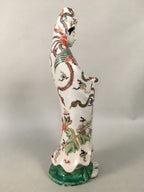 Japanese Porcelain Buddhist Statue Vtg Female Kannon Bosatsu BD603