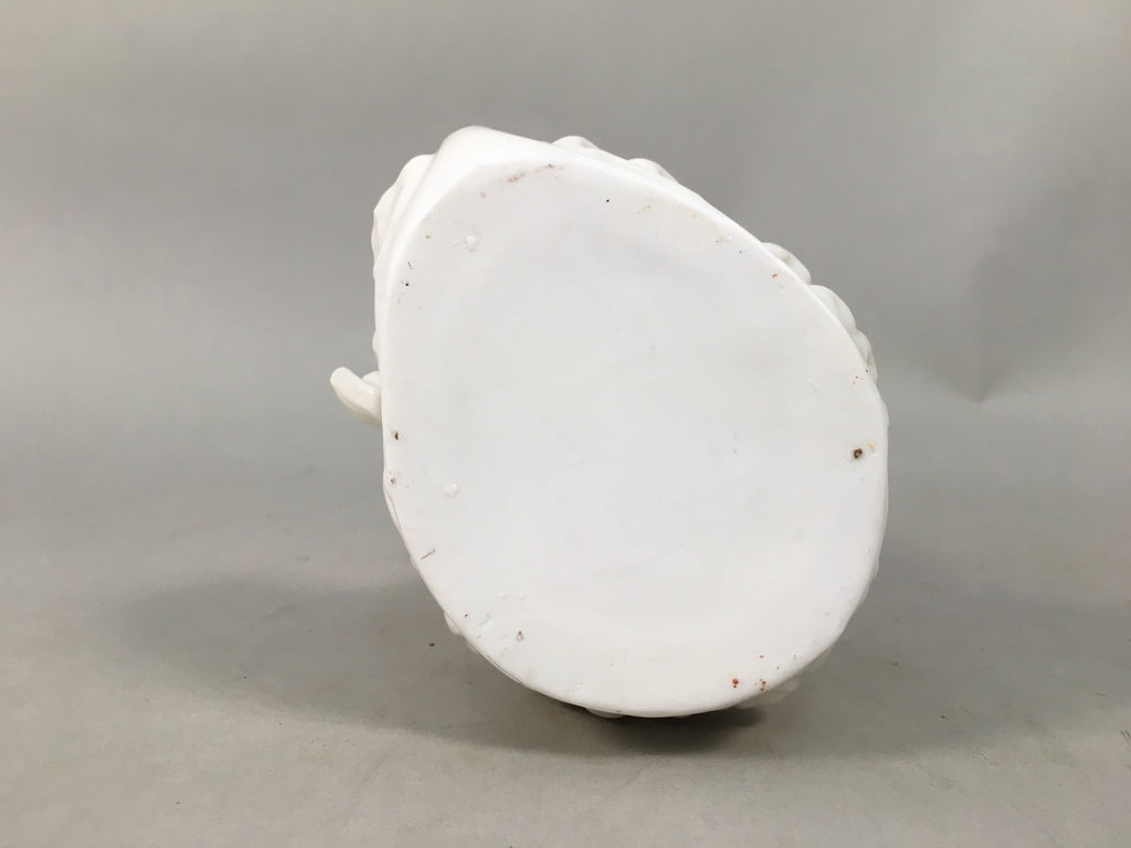 Japanese Porcelain Buddhist Statue Vtg Female Kannon Bosatsu White BD605