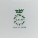 Japanese Porcelain Cake Plate Flat Sara Vtg Narumi Bone China Flower Round PP690