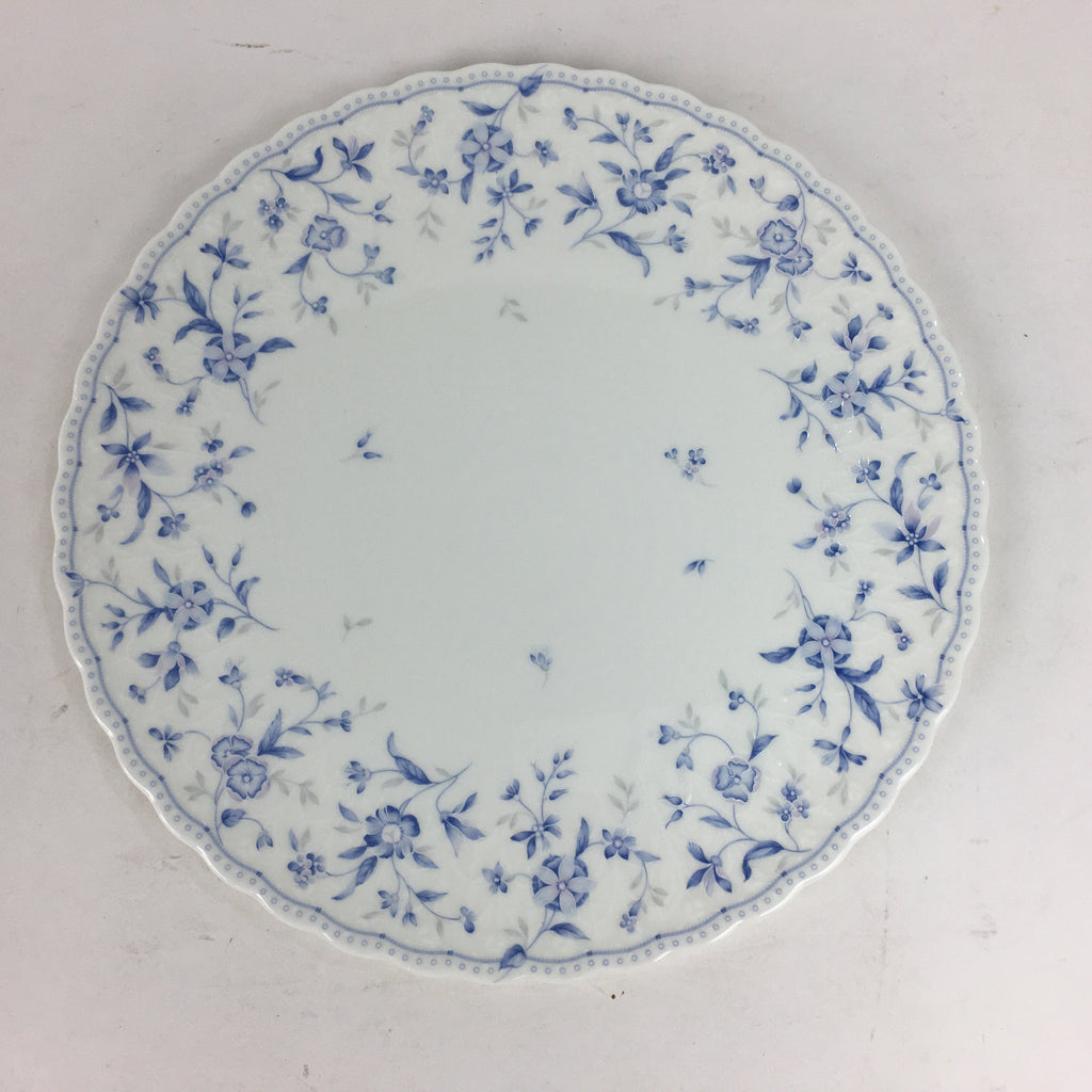 Japanese Porcelain Cake Plate Flat Sara Vtg Narumi Bone China Flower Round PP690