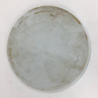 Japanese Porcelain Cake Plate Vtg Round Shape Pottery Tray Red Flower Design PP7