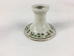 Japanese Porcelain Candlestick holder Vtg Royal Limited Holly Holiday PP457