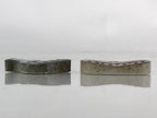 Japanese Porcelain Chopstick Rest Holder 2pc Set Vtg Hashioki Chestnut CR270