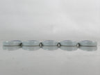 Japanese Porcelain Chopstick Rest Holder 5pc Set Vtg Bellflower Hashioki CR268