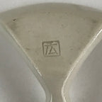 Japanese Porcelain Chopstick Rest Holder 5pc Set Vtg Folding Fan Hashioki CR267